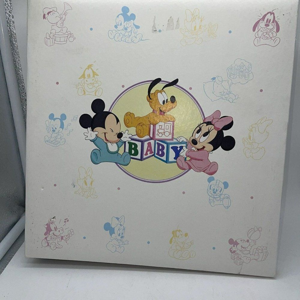Vintage Disney Baby Mickey Mouse Sticker Book Picture Album Jolson